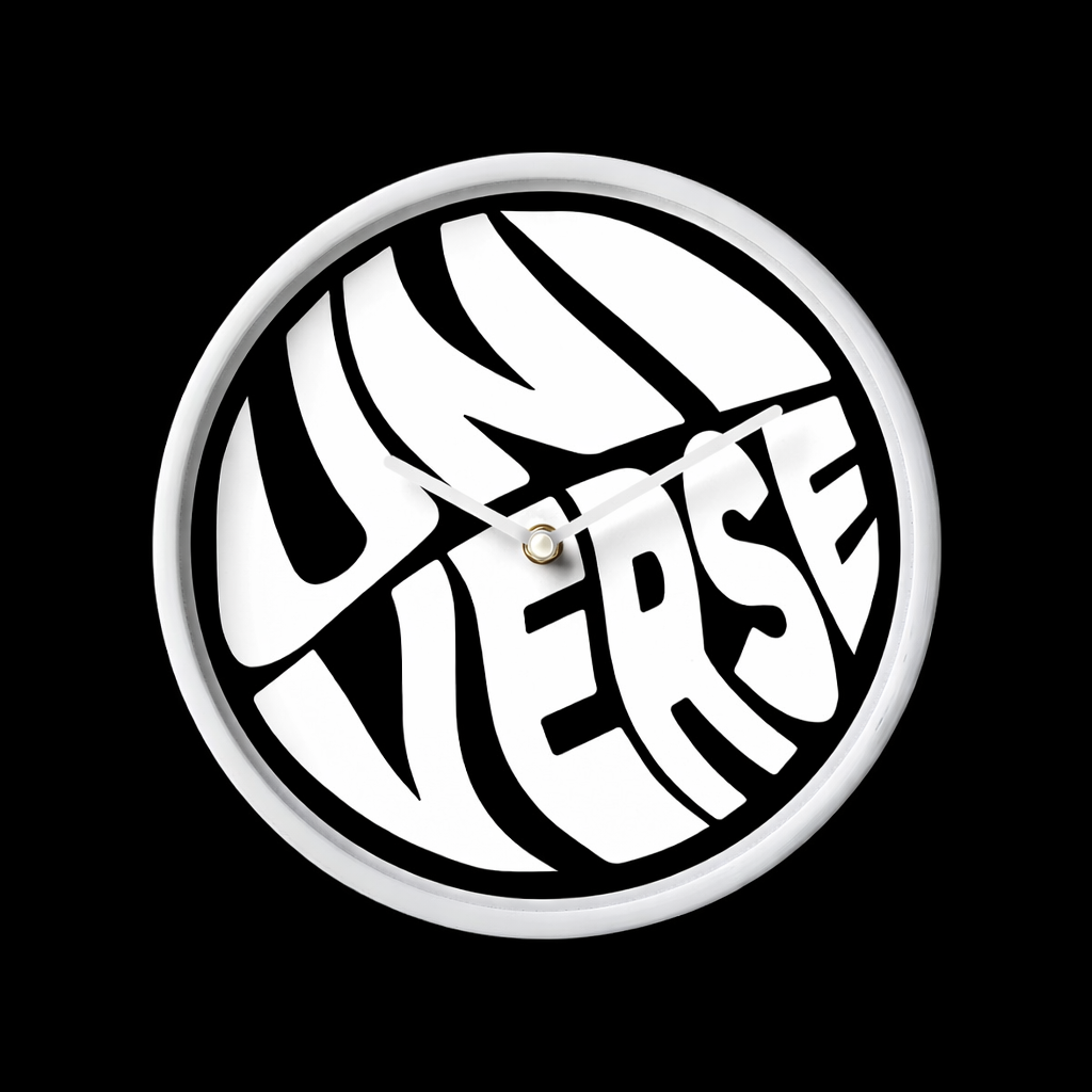 UNIVERSE LOGO CLOCK