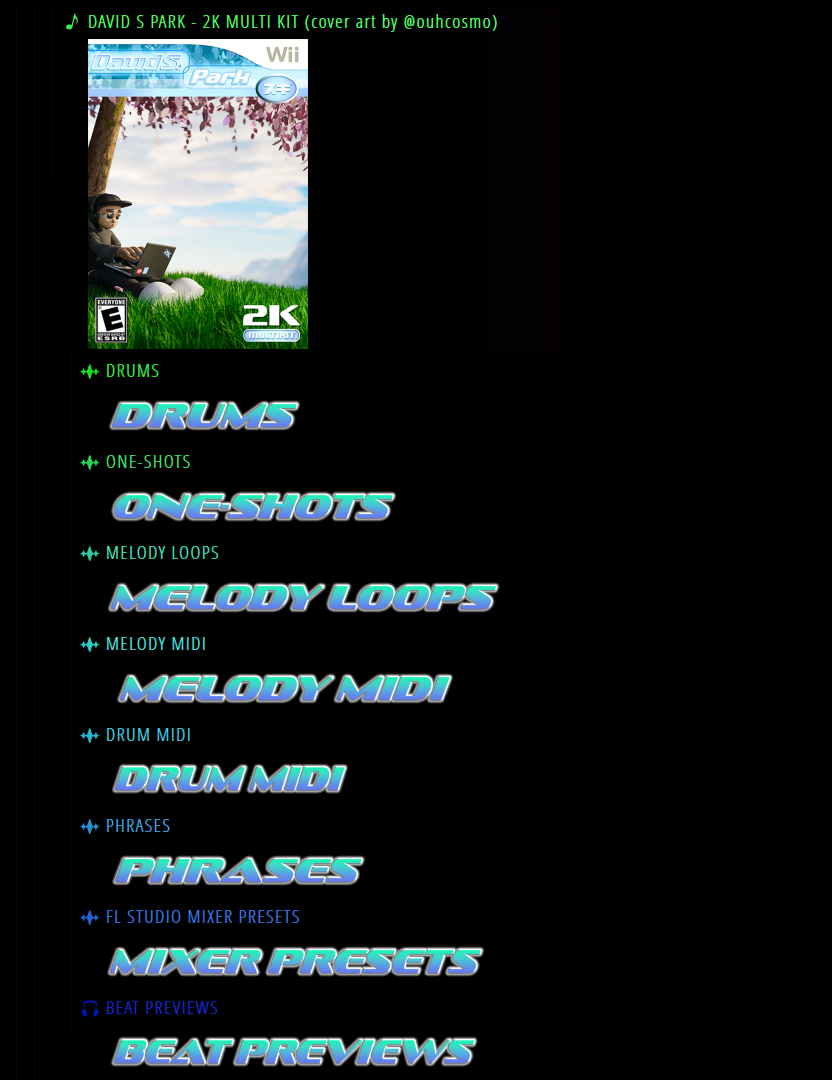 DAVID S. PARK "2K" MULTI KIT