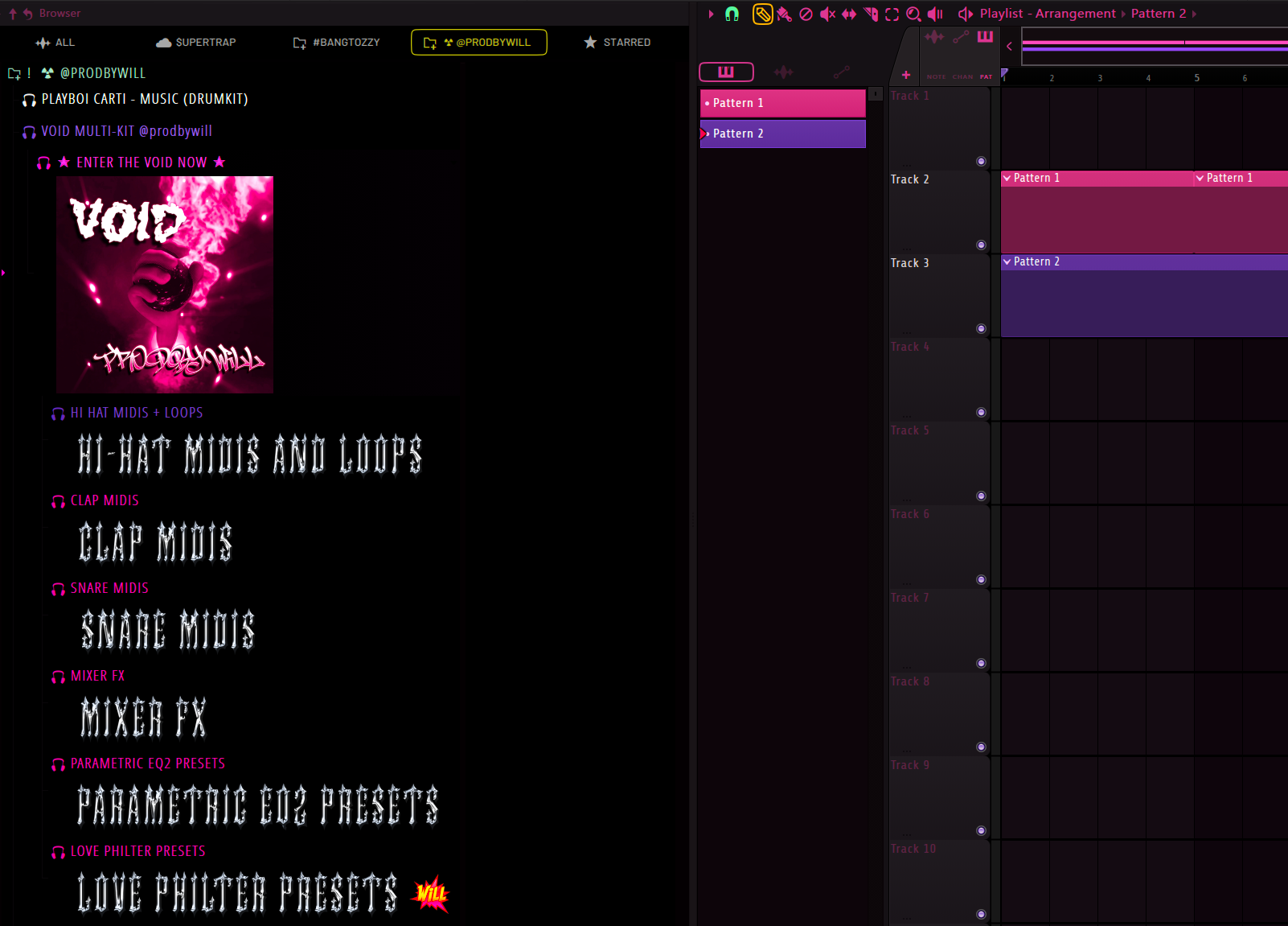 @PRODBYWILL "VOID" MULTI-KIT